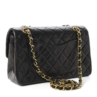 Chanel Lambskin Quilted Small Double Flap Black 3 of 15
