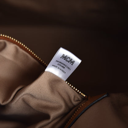 MCM Visetos Large Klara Hobo Cognac 7 of 16