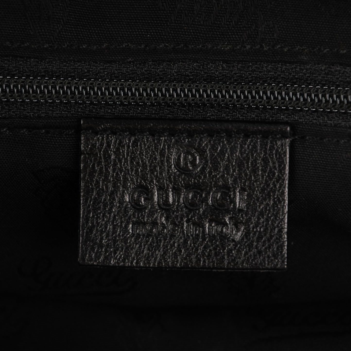 Guccissima Large New Ladies Web Hobo Black