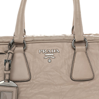 Prada Nappa Antik Bauletto Satchel Argilla 6 of 12