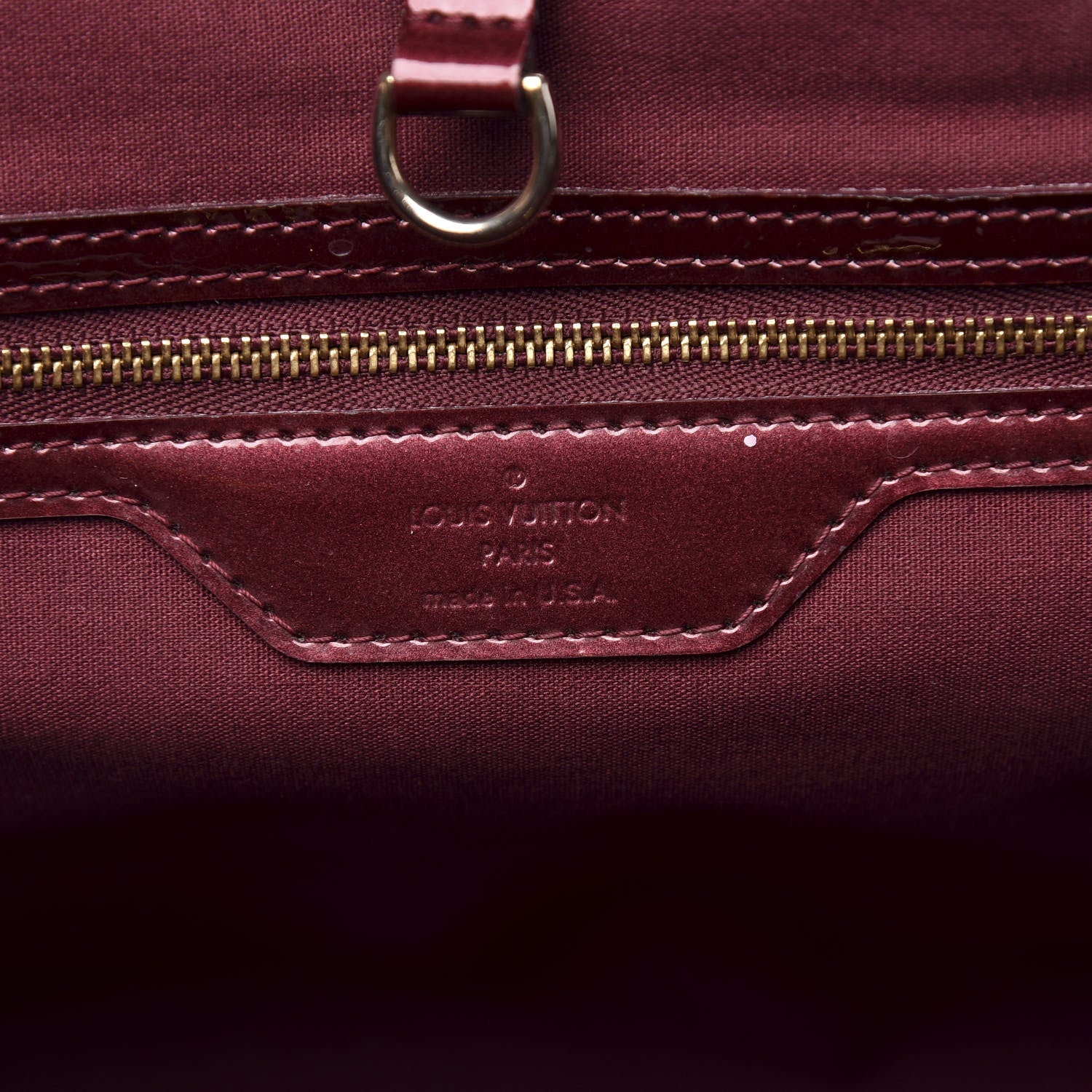 Louis Vuitton Vernis Wilshire MM Amarante 6 of 12