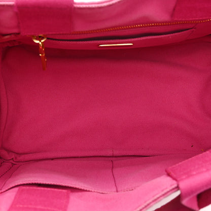 Prada Canapa Small Logo Tote Fuxia 5 of 15