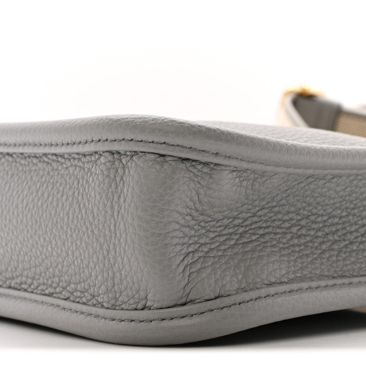 Prada Vitello Daino Soft Mini Hobo Messenger Bag Granite Gray 9 of 12