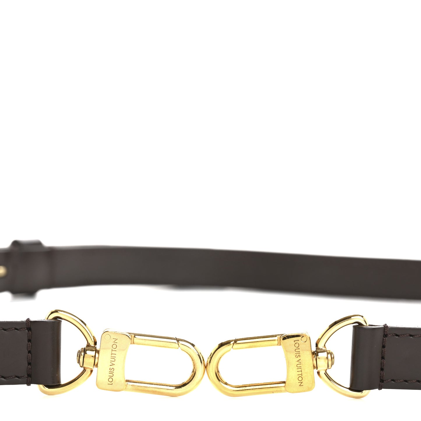 Calfskin Adjustable Speedy Bandouliere Shoulder Strap Brown