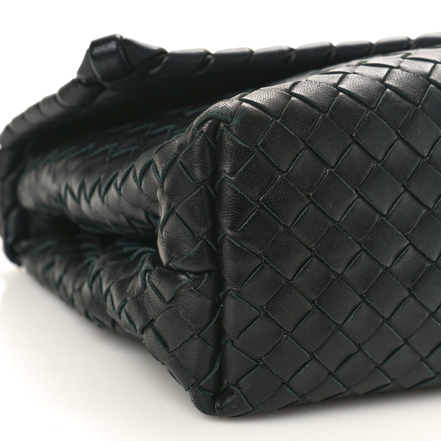 Nappa Intrecciato Small Olimpia Shoulder Bag Black