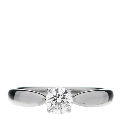 Tiffany Platinum Diamond .37ct Harmony Solitaire Engagement Ring 48 4.5 1 of 6