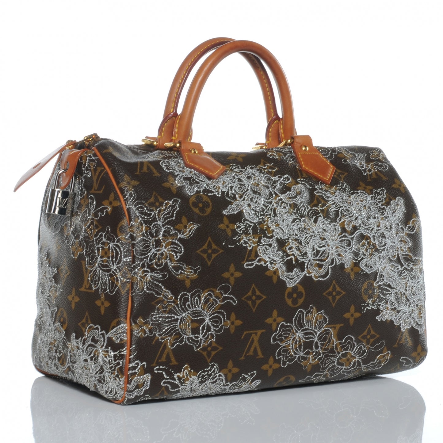 Monogram Dentelle Speedy 30 Silver