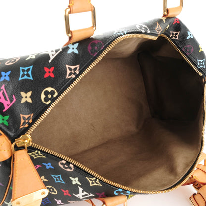 Louis Vuitton Monogram Multicolor Keepall 45 Black 5 of 8