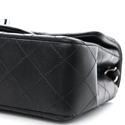 Chanel Lambskin Quilted Mini Rectangular Flap Black 10 of 10