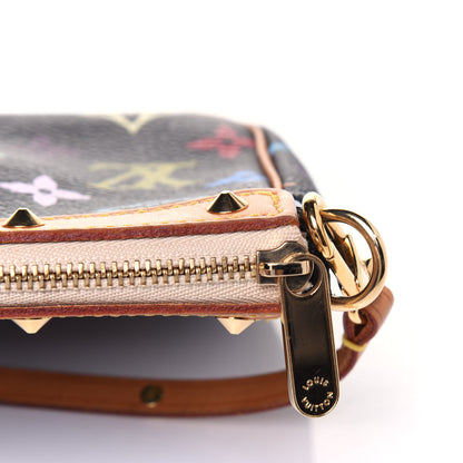 Louis Vuitton Monogram Multicolor Pochette Accessories Black 13 of 15