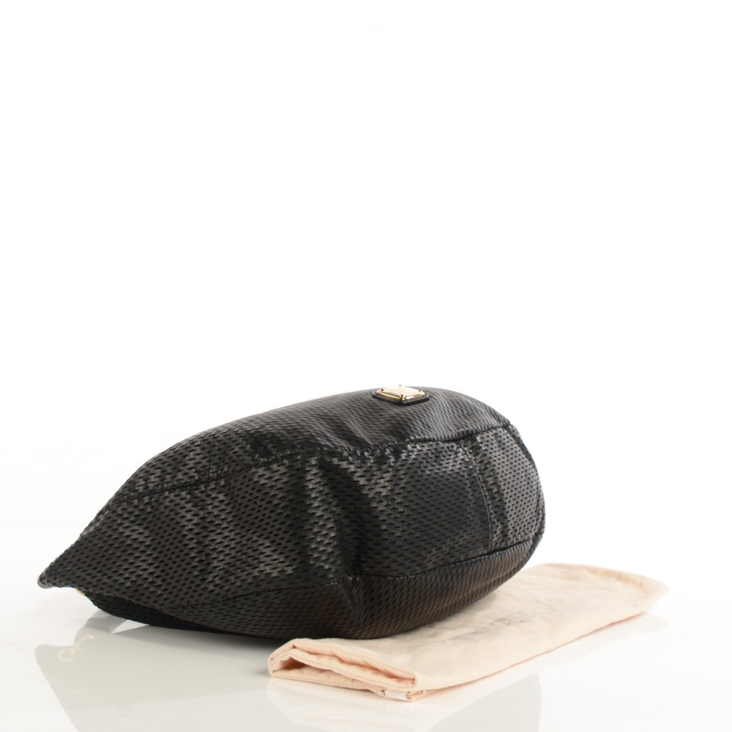 Jimmy Choo Perforated Large Sky Hobo Black 4 of 7
