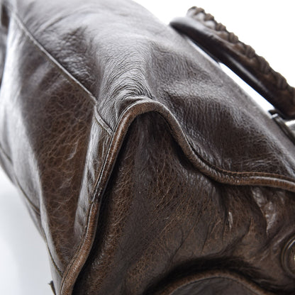 Balenciaga Agneau Giant 21 Silver Hardware City Dark Brown 16 of 17