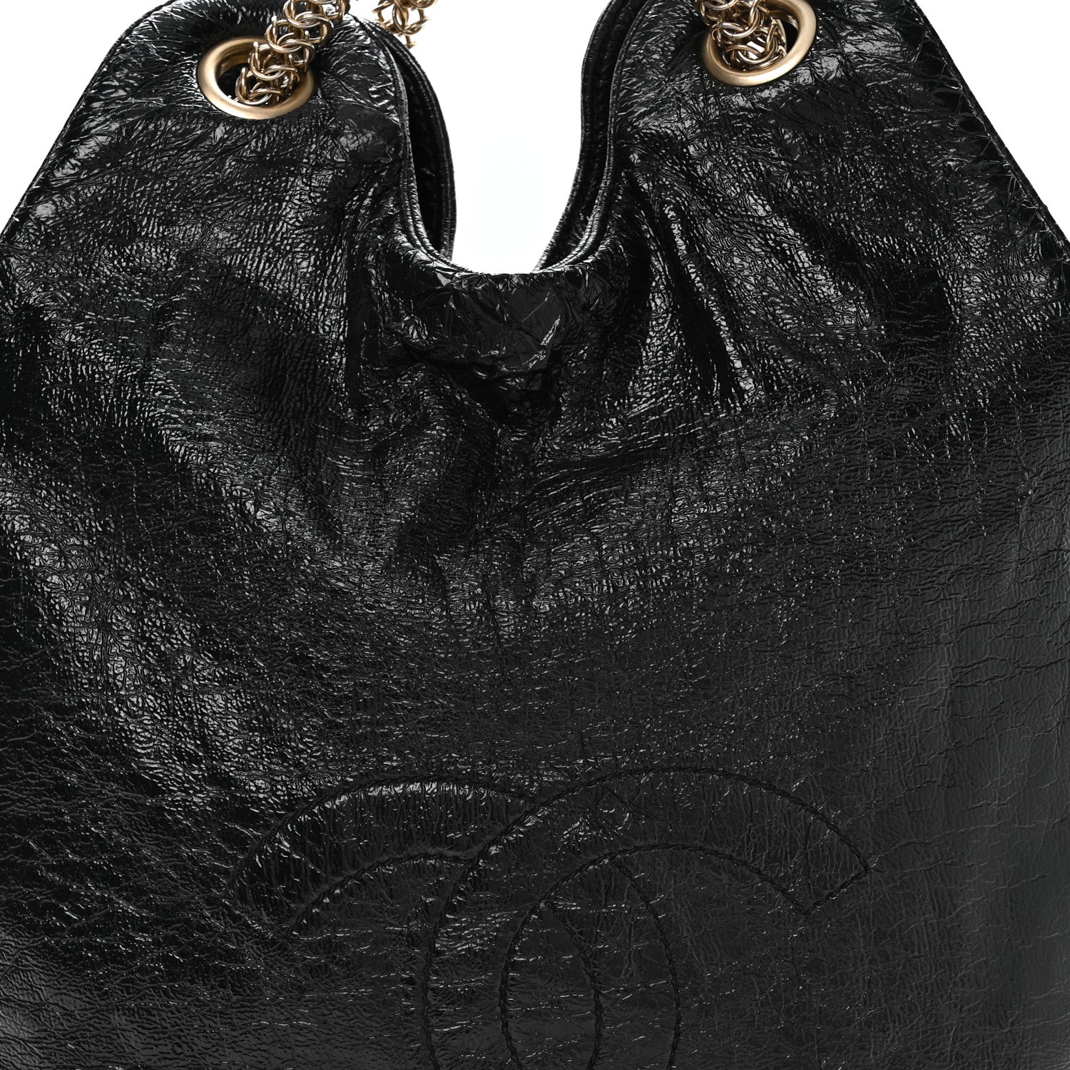 Chanel Vinyl Rodeo Bag Black 8 of 10