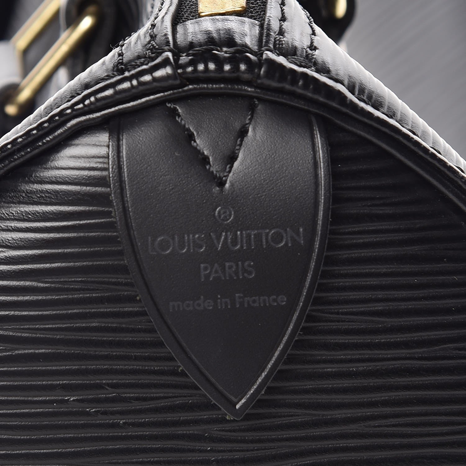 Louis Vuitton Epi Speedy 25 Black 6 of 7