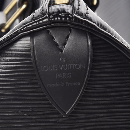 Louis Vuitton Epi Speedy 25 Black 6 of 7