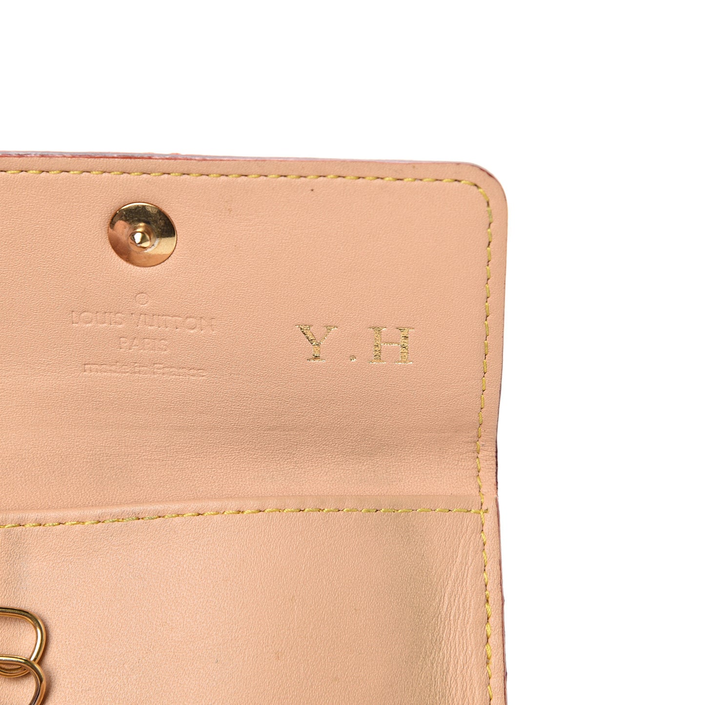 Monogram Multicolor Multicles 4 Key Holder White