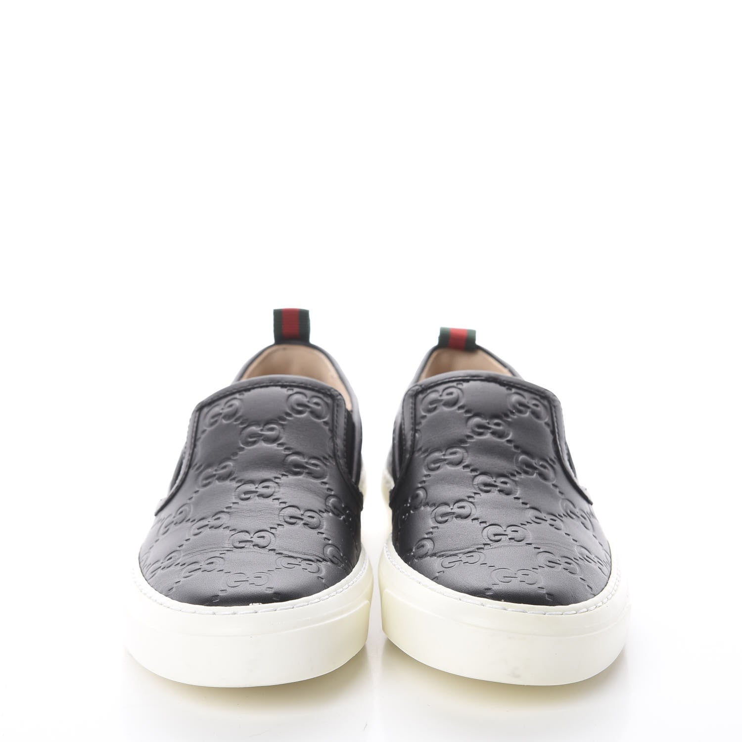 Gucci Guccissima Dublin Slip On Sneakers 35 Black 2 of 7