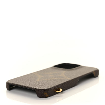 Louis Vuitton Monogram Bumper On Strap iPhone 13 Black 12 of 21