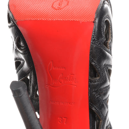 Christian Louboutin Nappa Let Me Tell You 120 Ankle Boots 37 Black 6 of 7