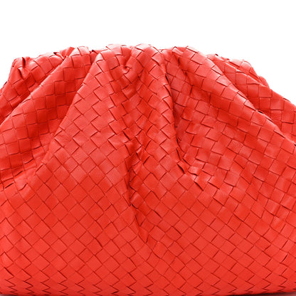 Bottega Veneta Nappa Maxi Intrecciato The Pouch Oversized Clutch Bright Red 7 of 9