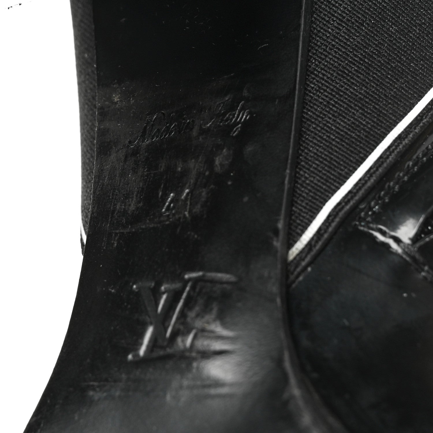 Louis Vuitton Patent Calfskin Star Trail Ankle Boots 41 Black 6 of 7