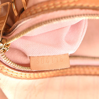 Louis Vuitton Damier Azur Delightful MM Rose Ballerine 9 of 13