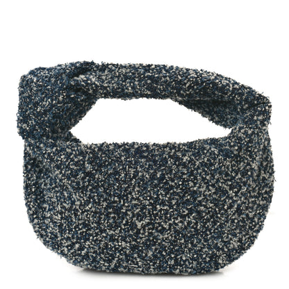 Bottega Veneta Denim Boucle Mini Jodie Indigo Silver 1 of 9