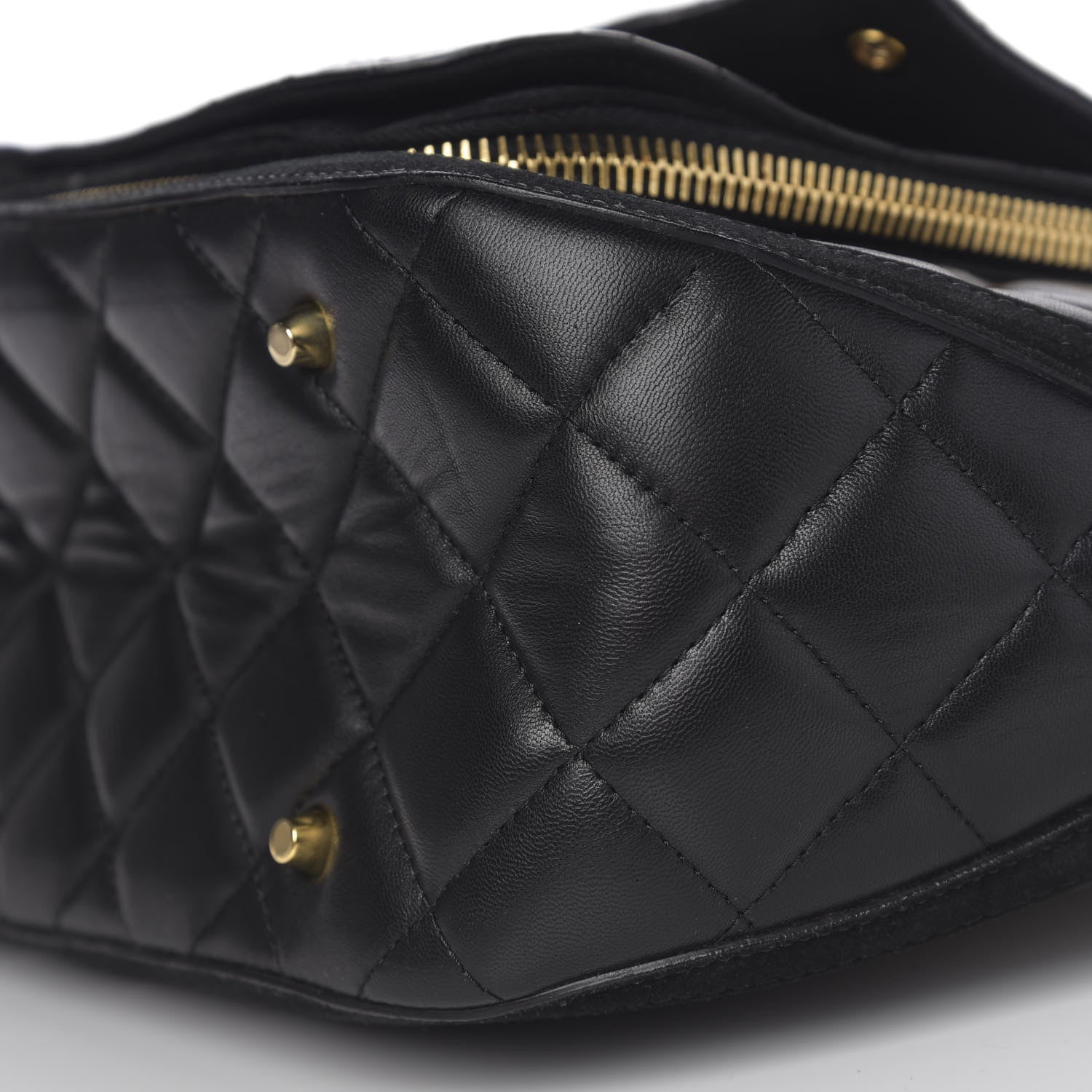 Burberry Prorsum Calfskin Quilted Country Animal Satchel Black 9 of 10