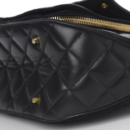 Burberry Prorsum Calfskin Quilted Country Animal Satchel Black 9 of 10