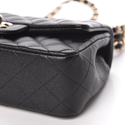 Chanel Caviar Quilted Mini Rectangular Flap Black 9 of 11