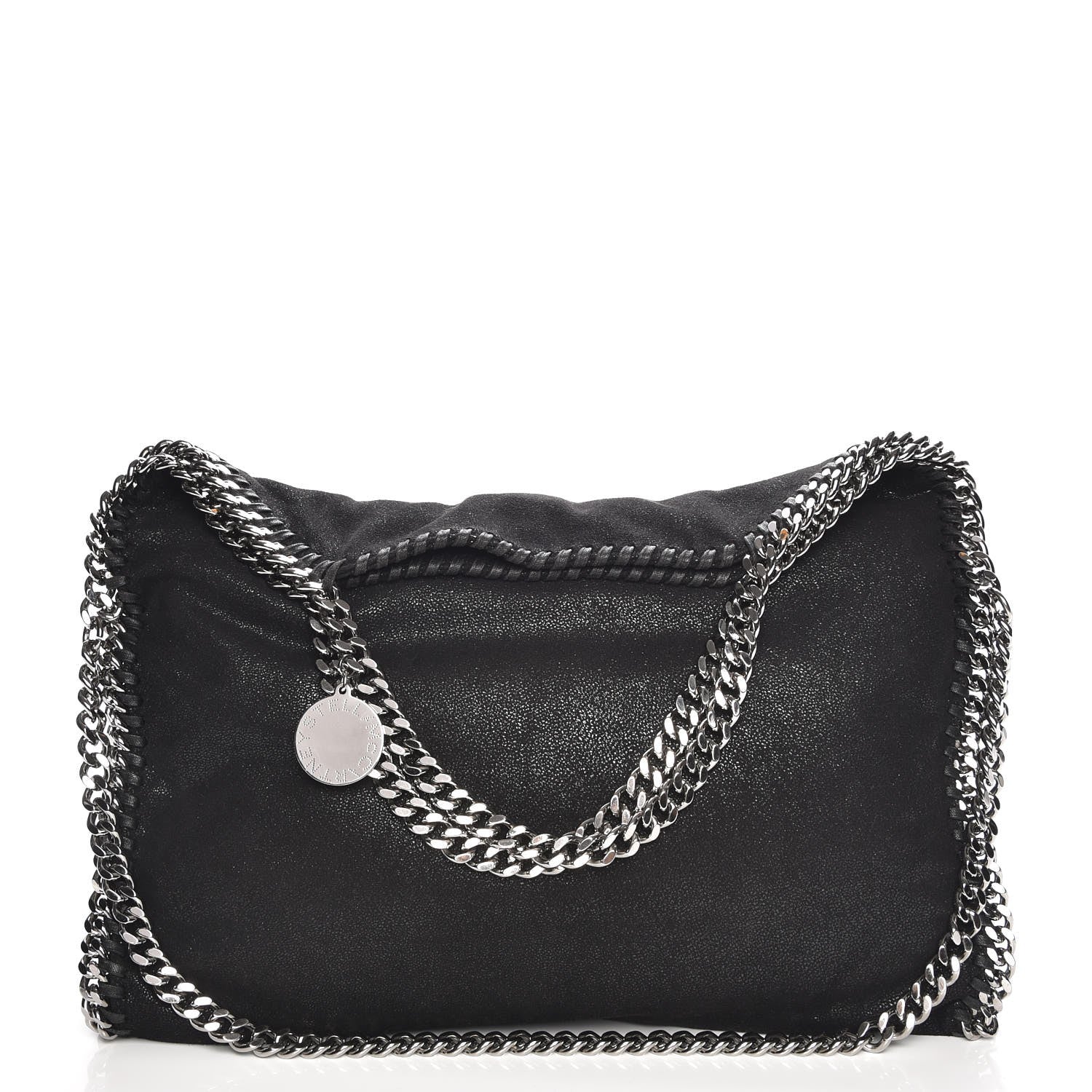 Stella McCartney Shaggy Deer Falabella Fold Over Tote Black 1 of 10