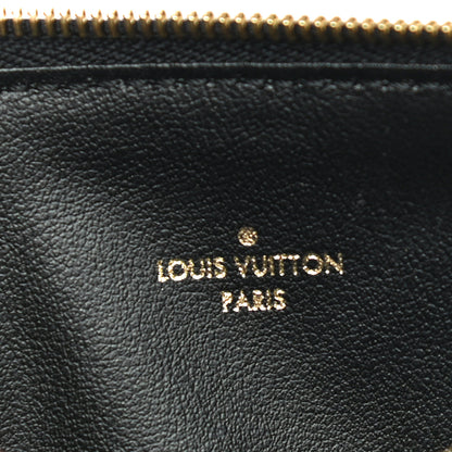 Louis Vuitton Empreinte Felicie Chain Wallet Zippered Insert Black 6 of 9