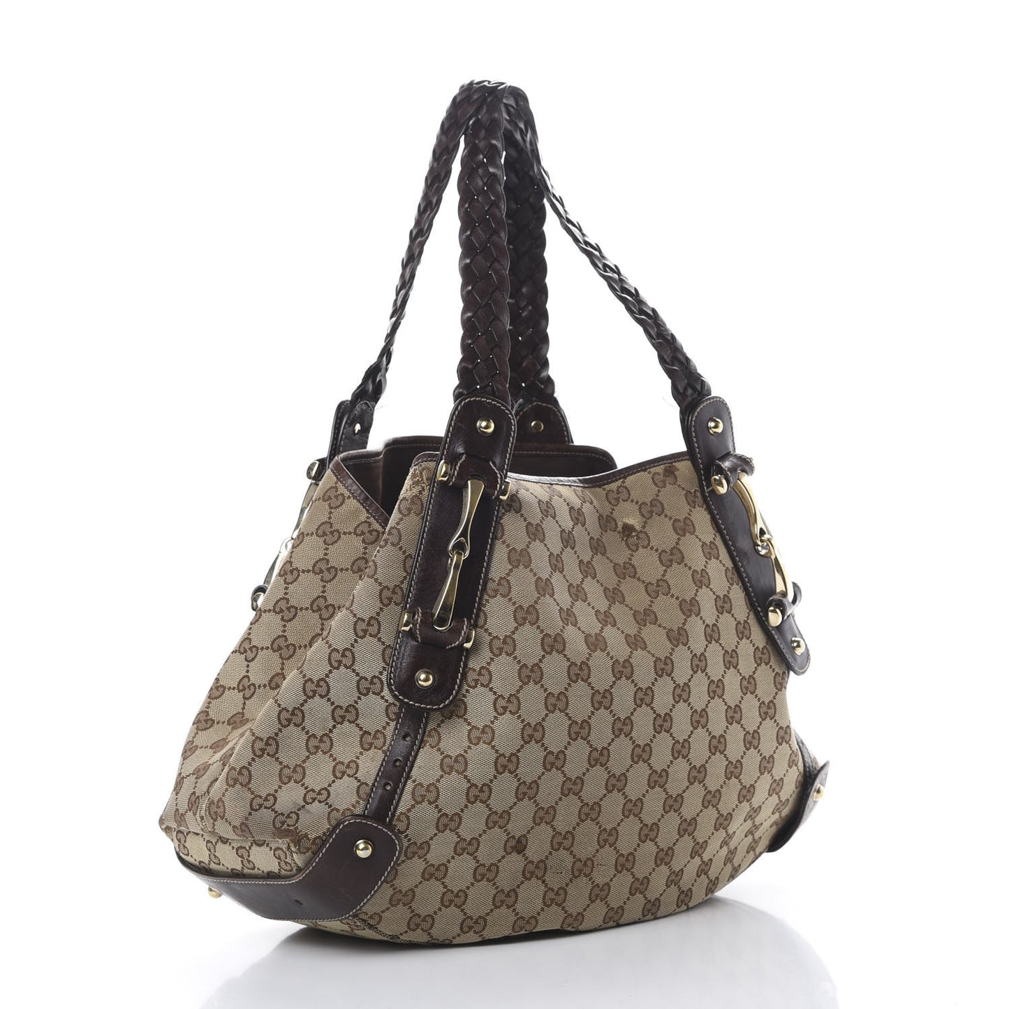 Monogram Medium Pelham Shoulder Bag Dark Brown