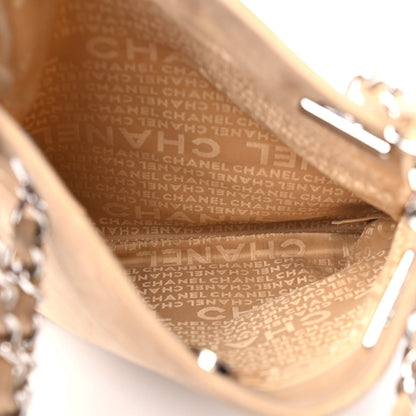 Chanel Suede CC Shopping Tote Beige 4 of 8