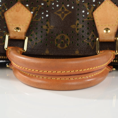 Louis Vuitton Monogram Perforated Speedy 30 Green 9 of 10