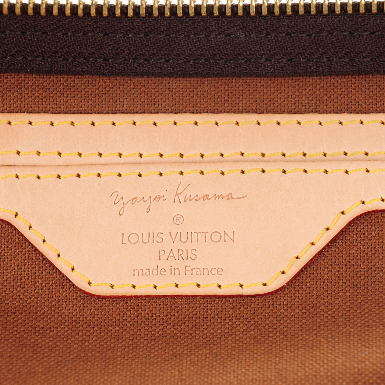 Louis Vuitton Monogram Kusama Town Speedy 30 Blue 7 of 7
