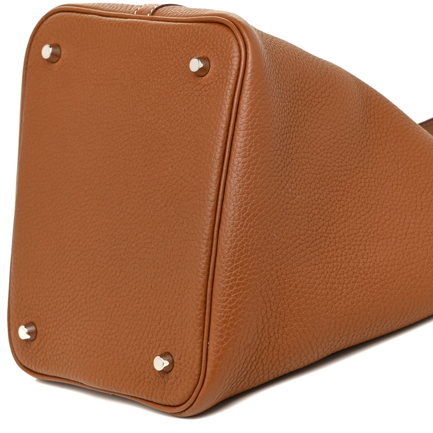 Hermes Taurillon Clemence Picotin Lock 22 MM Gold 9 of 13