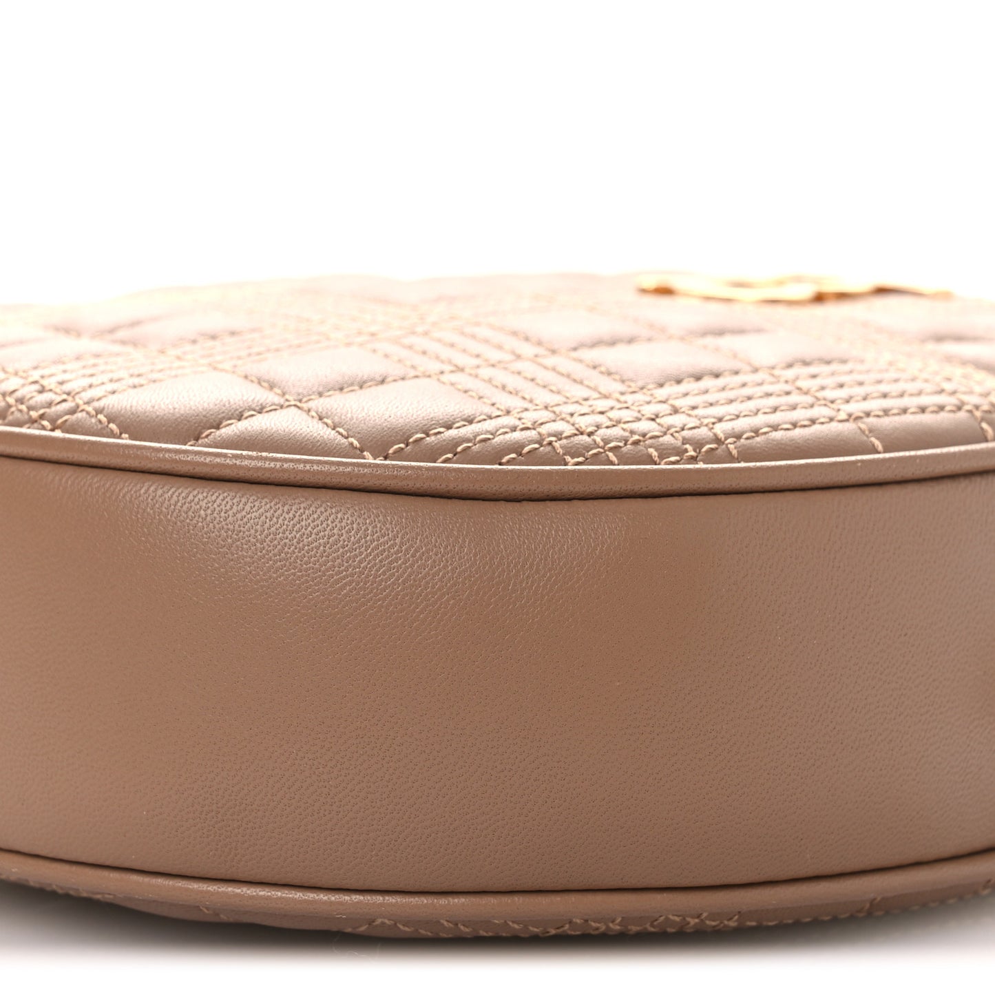 Lambskin Quilted New Louise Bag Camel