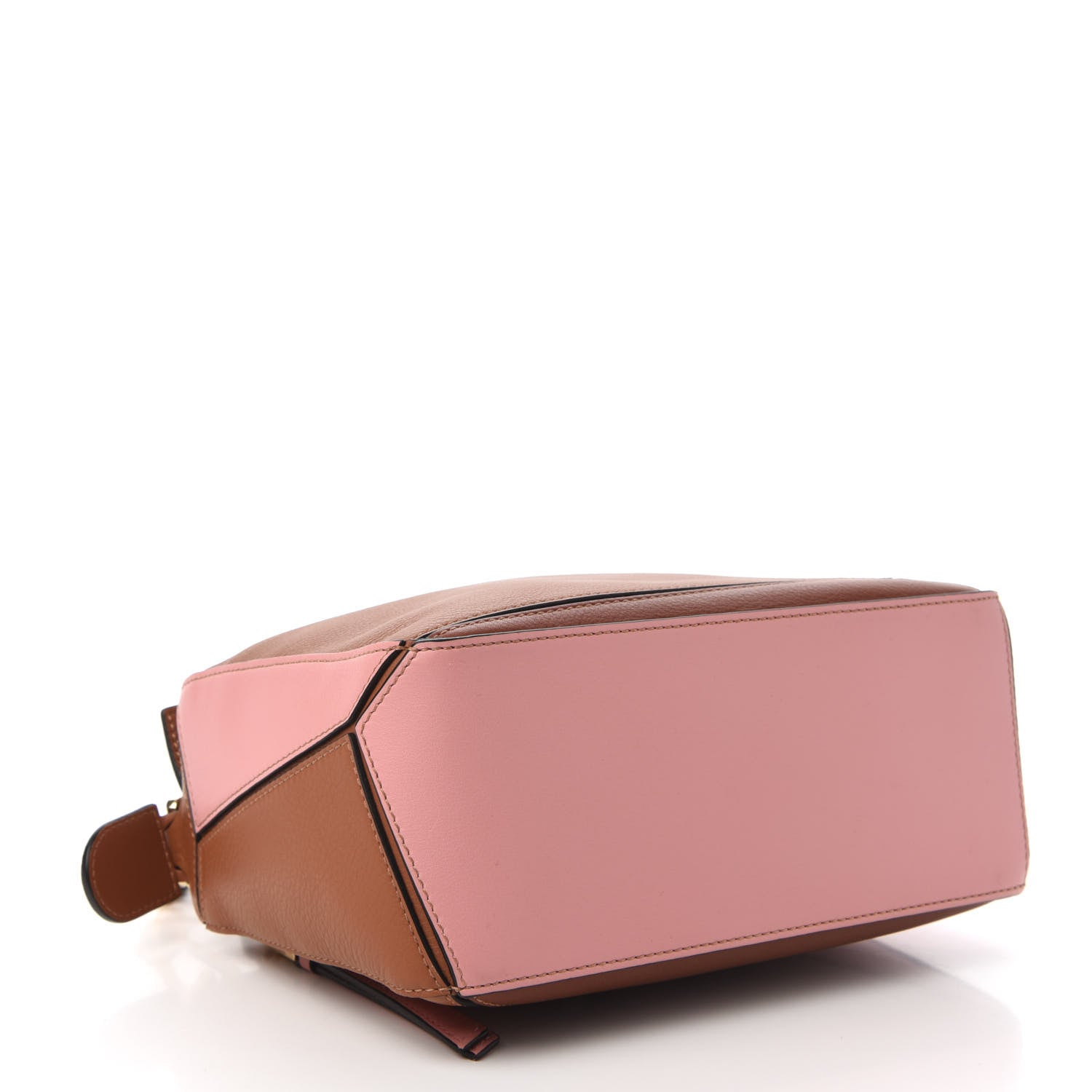 Loewe Calfskin Small Puzzle Bag Tan Medium Pink 4 of 9