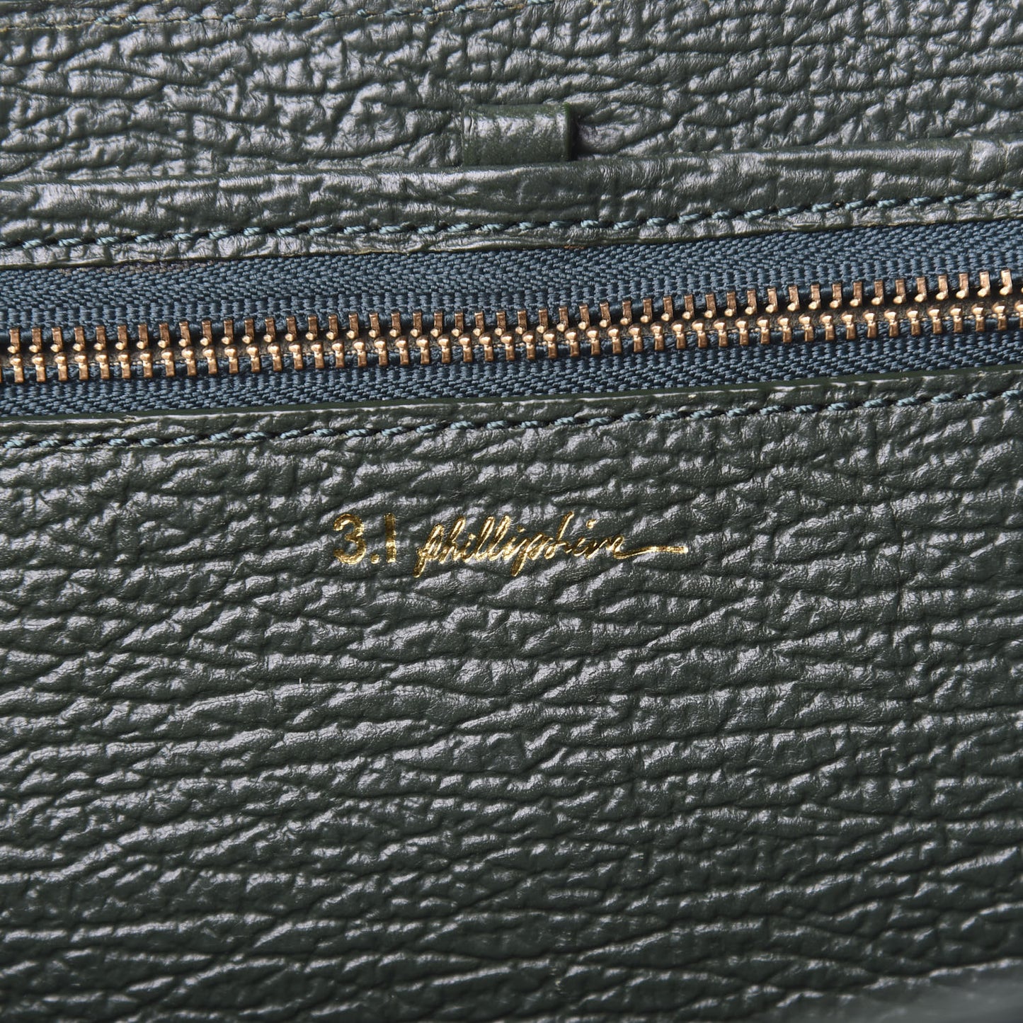 3.1 Textured Calfskin Large Pashli Satchel Jade