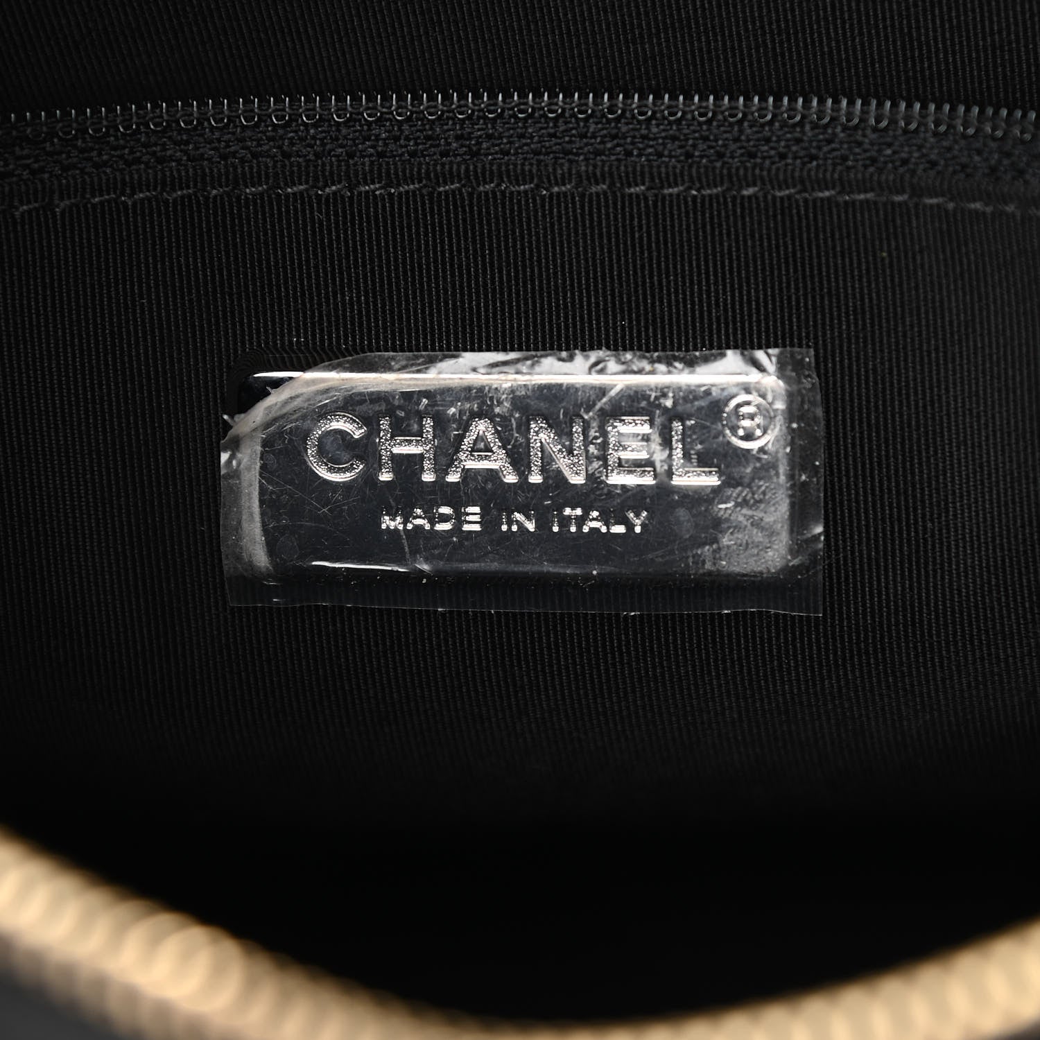 Chanel Crocodile Embossed Calfskin Medium Gabrielle Cocodile Hobo Black 6 of 10