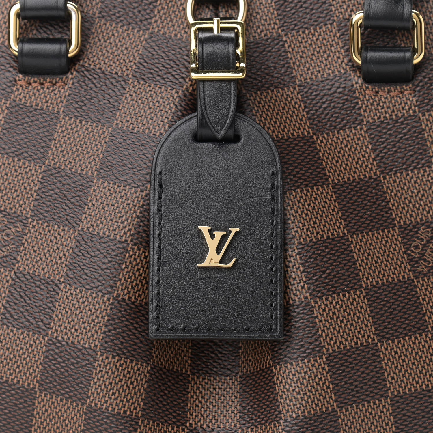 Louis Vuitton Damier Ebene Odeon Tote PM Black 7 of 10