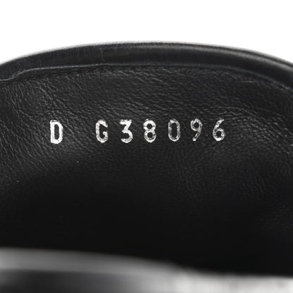 Chanel Calfskin Stitched CC Loafers 38 Black 8 of 12
