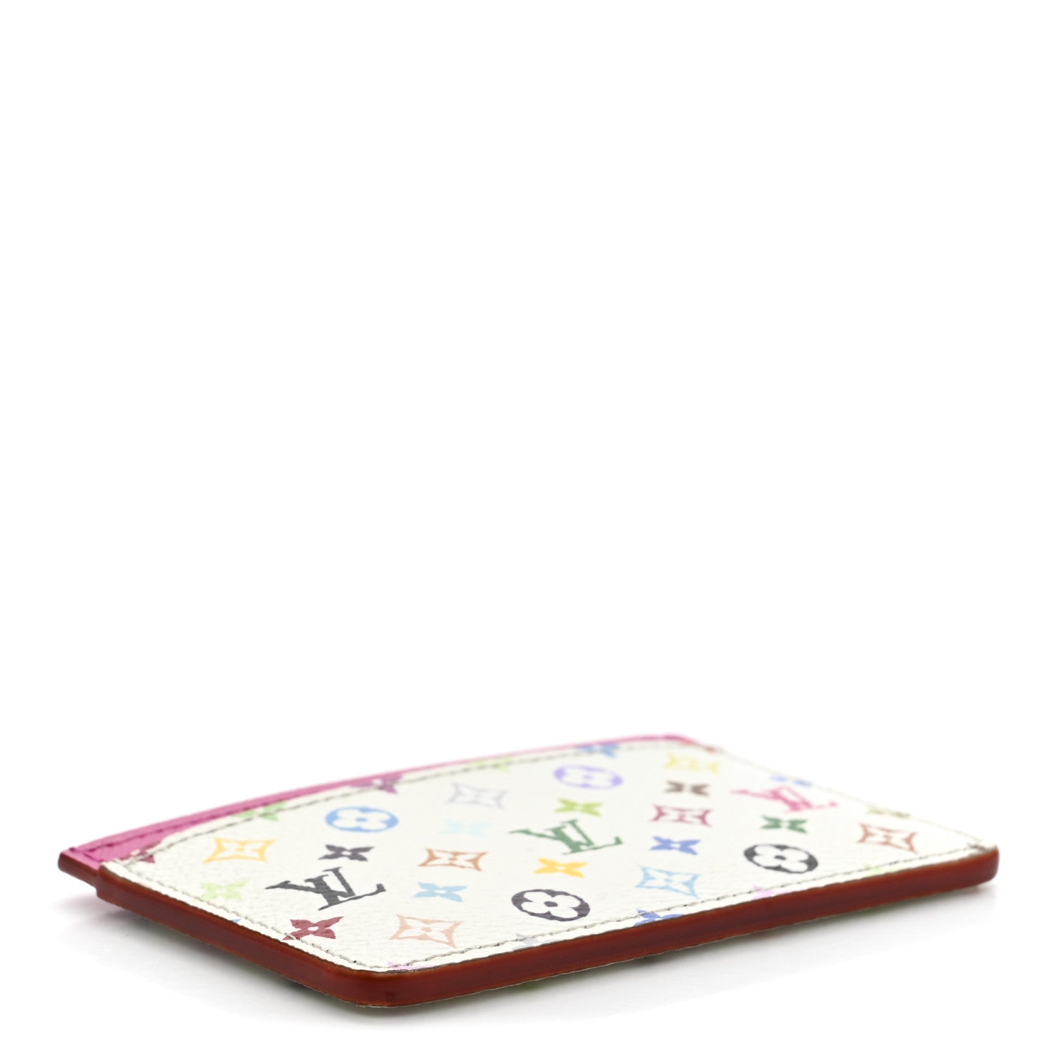 Louis Vuitton LV X TM Monogram Multicolor Card Holder Kawaii Pink 4 of 6