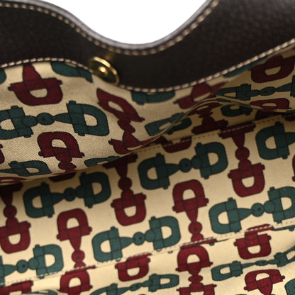Gucci Monogram Suede Medium Charmy Shoulder Bag Dark Brown 5 of 11