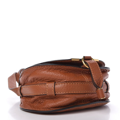 Chloe Calfskin Mini Marcie Round Crossbody Bag Tan 4 of 10