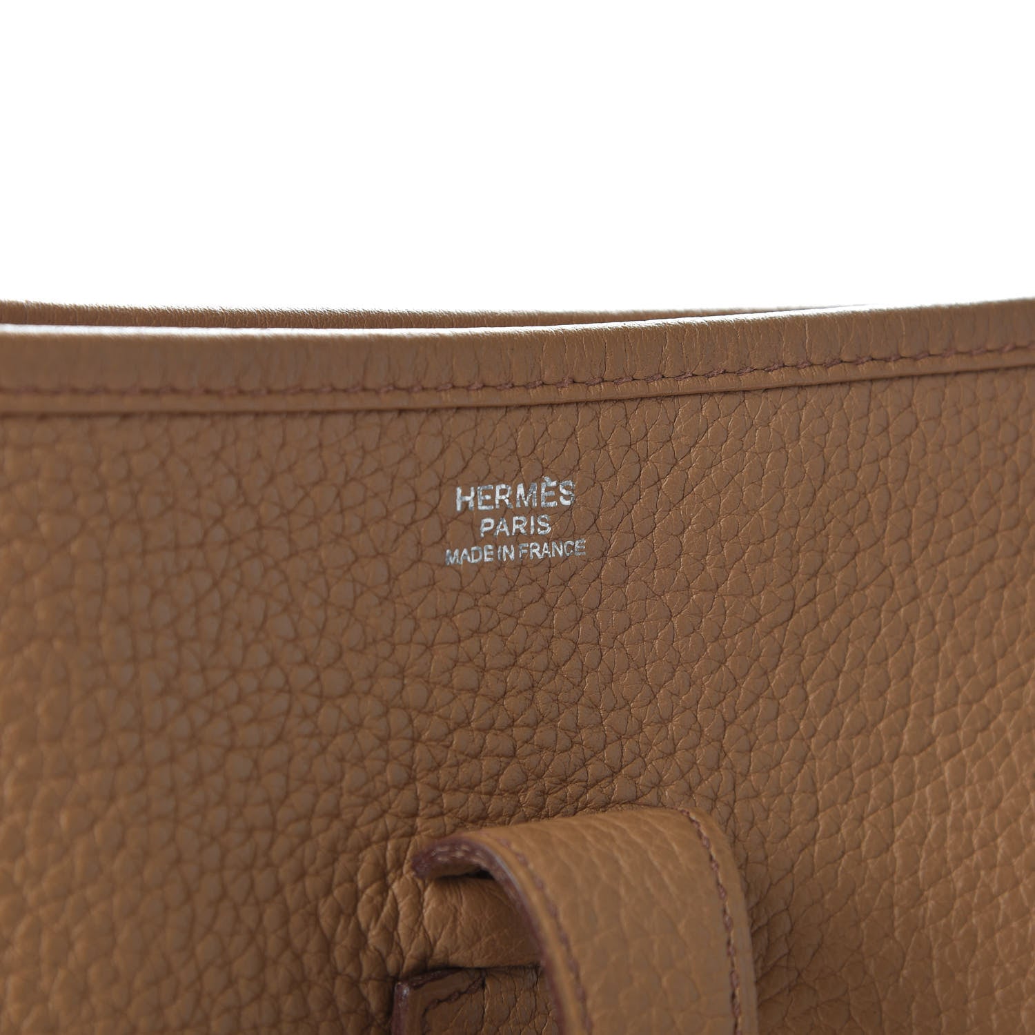 Hermes Togo Evelyne GM Tabac Camel 8 of 10