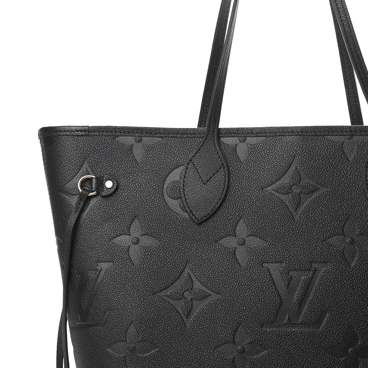 Louis Vuitton Empreinte Monogram Giant Neverfull MM Black 9 of 13