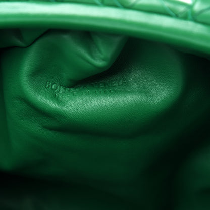 Bottega Veneta Nappa Maxi Intrecciato The Pouch Oversized Clutch Racing Green 6 of 10