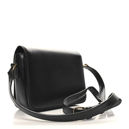 Celine Shiny Calfskin Teen Triomphe Black 3 of 12